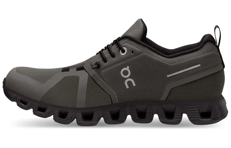 On Running Cloud 5 Waterproof Olive Black Women's