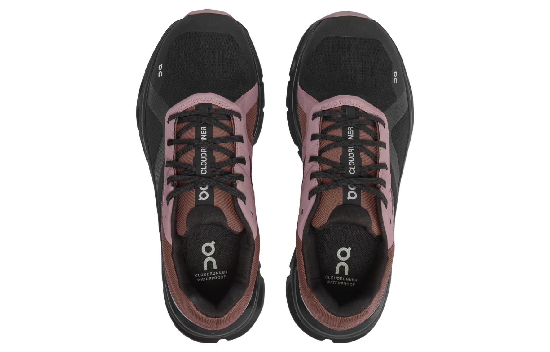 On Cloudrunner Polyester Cushioning Low top Running Shoes Women’s Black Brown