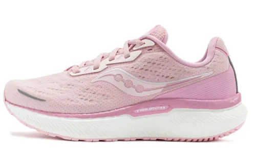 saucony Triumph 19 Running Shoes Unisex Low-top Pink/white