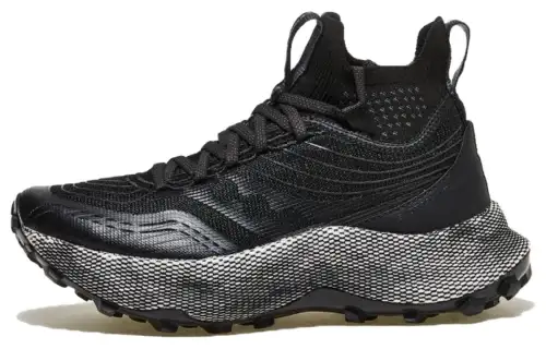 Saucony Endorphin Trail Mid Black Gravel Women's