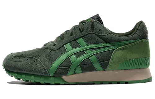 Onitsuka Tiger Colorado Eighty Five Running Shoes Unisex Low Top Black/Green/Beige