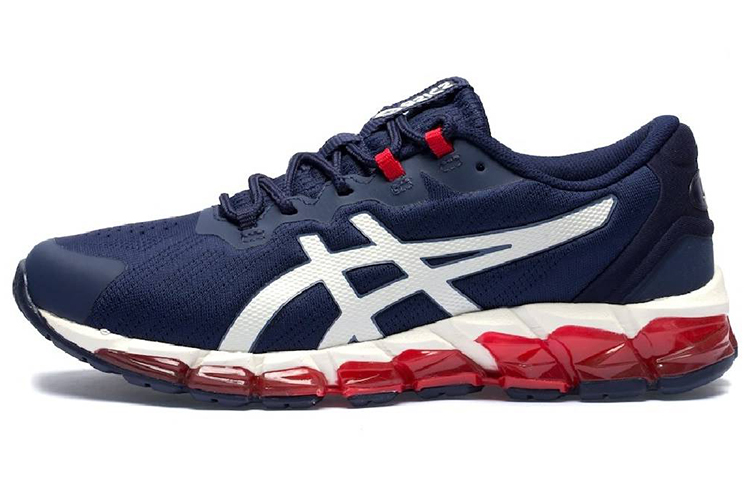 Asics Gel Quantum 360 Lightweight Fabric Cushioning Abrasion Resistant Breathable Low top Running Shoes Men's Blue
