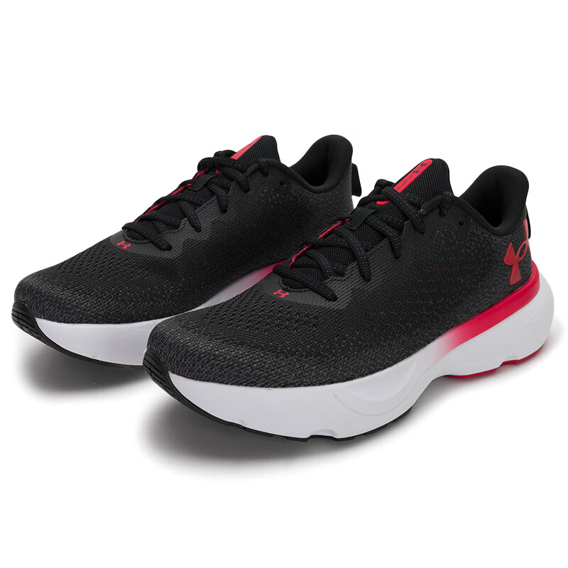 Under Armour Infinite 1 Breathable Lightweight Breathable And Lightweight Low top Running Shoes Men’s Black Red