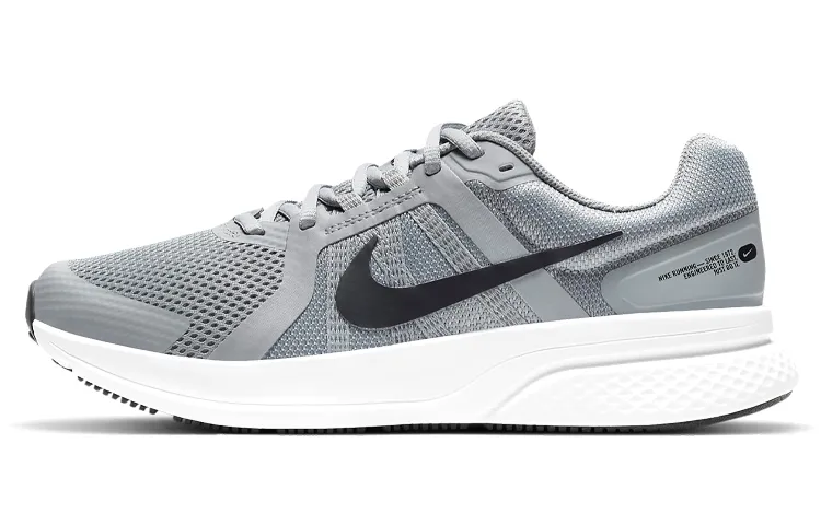 Nike Run Swift 2 Slip Resistant, Abrasion Resistant, Breathable Low top Casual Running Shoes Men's Gray Black