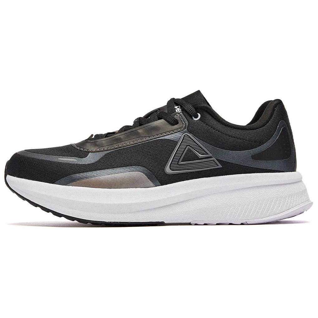PEAK Fabric Slip Resistant Abrasion Resistant Low top Casual Running Shoes Women’s Black White