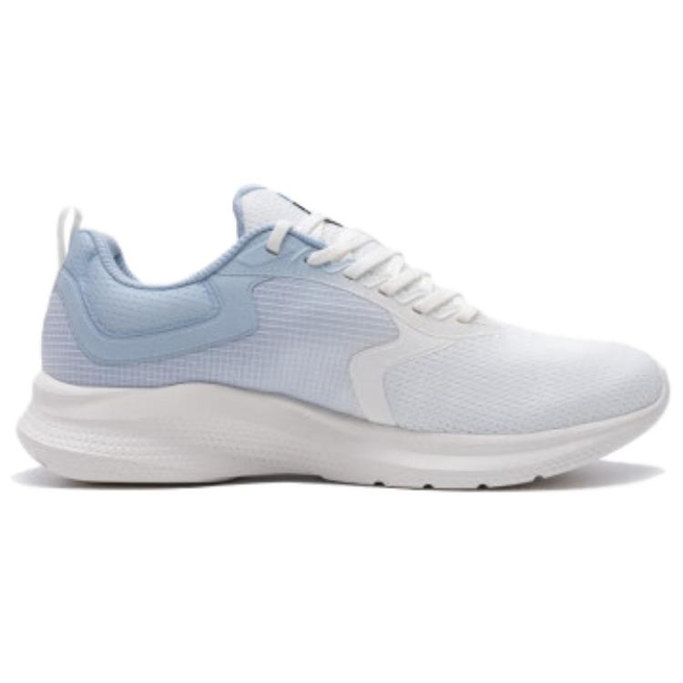 XTEP Comfortable Cushioning Slip Resistant Low top Casual Running Shoes Men’s White Blue