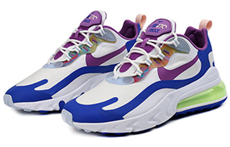 Кроссовки Nike Air Max 270 "Easter" (сине-бело-фиолетовые) — фото 3