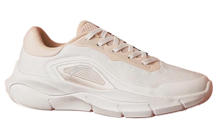 Anta Slip Resistant Abrasion Resistant Low top Running Shoes Women’s Papyrus White Dust Brown
