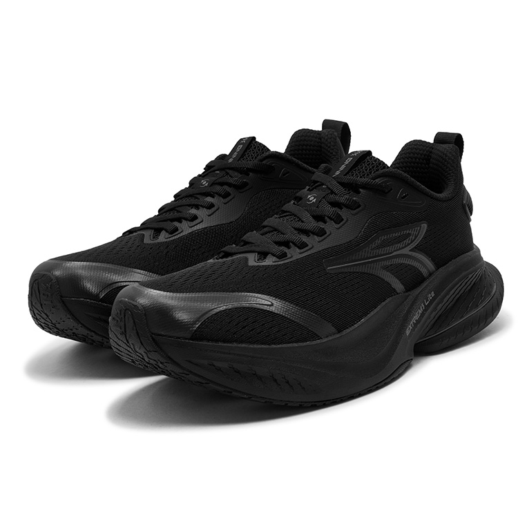 361° Cushioning Slip Resistant Abrasion Resistant Low top Casual Running Shoes Men’s Obsidian Black