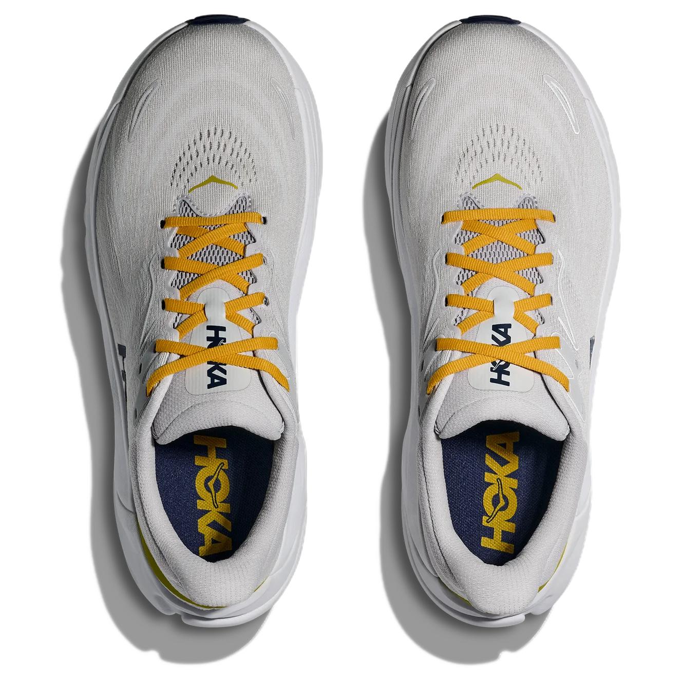 HOKA ONE ONE Arahi 8 Cushioning Slip Resistant Cushioning Slip Resistant Running Shoes Men’s Gray White