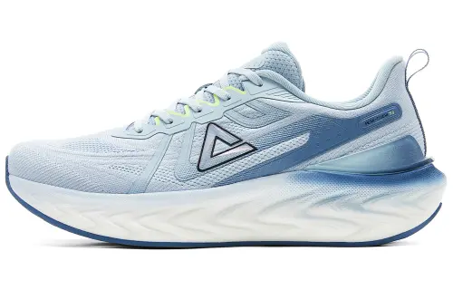 Peak State 7.0 Star Blue Color Two-way Support Comfortable and Breathable Professional Running Shoes Fabric Shock Absorbing Anti-Slip Wear Resistant Balanced Lightweight Rebound Low-top Training Running Shoes Men's Ceramic Blue