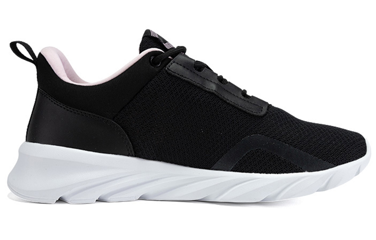 Erke Mesh Cushioning Breathable Lightweight Low top Running Shoes Women’s Jet Black