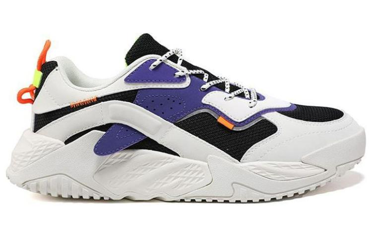 PEAK Mesh Cushioning Low top Running Shoes Men’s White Black
