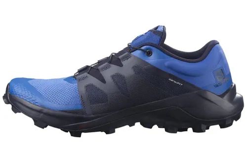 SALOMON CROSS Running Shoes Men's Low Top Blue