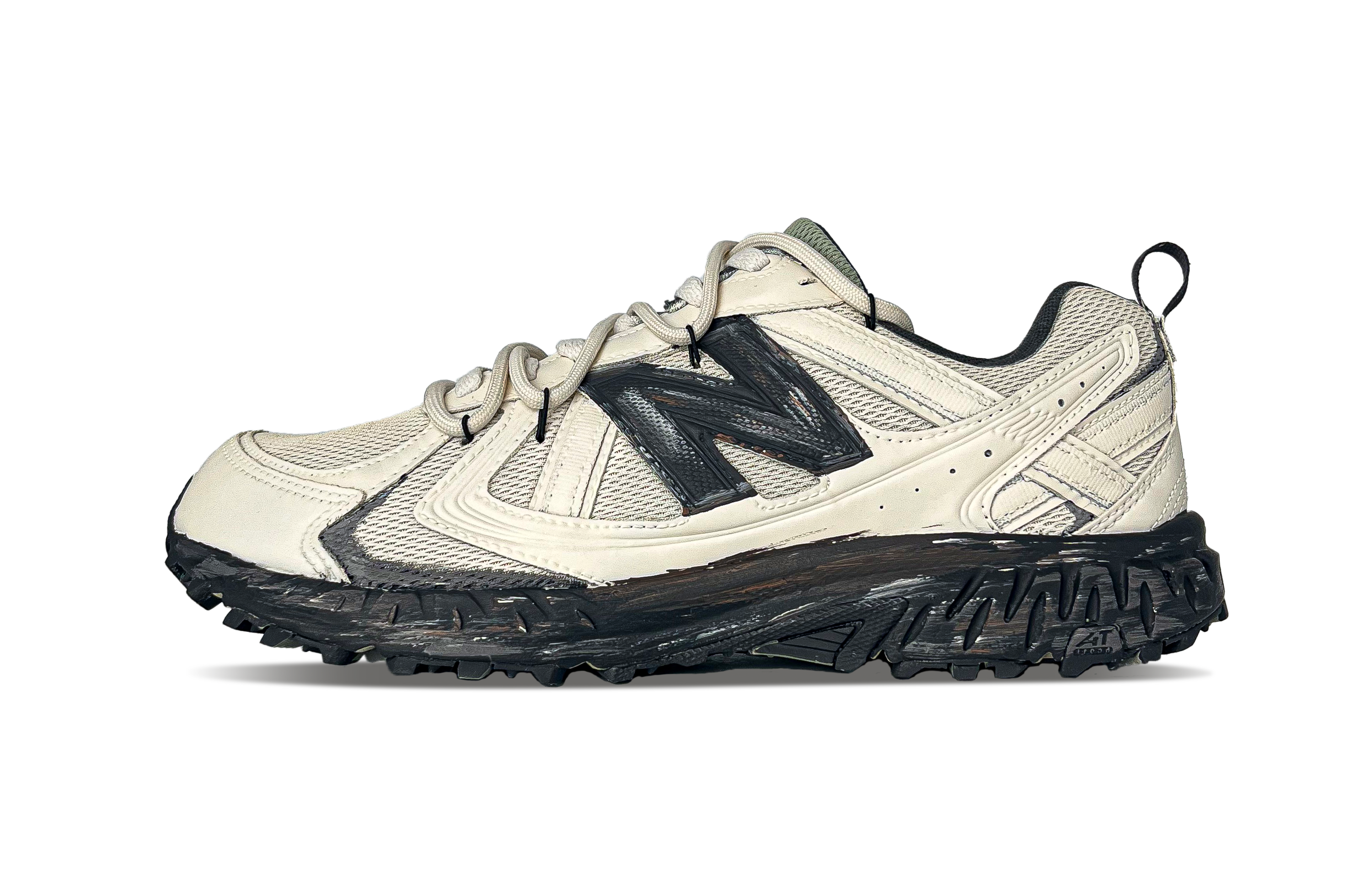 New Balance NB 410 V5 Running Shoes Unisex Low Top Beige/Black