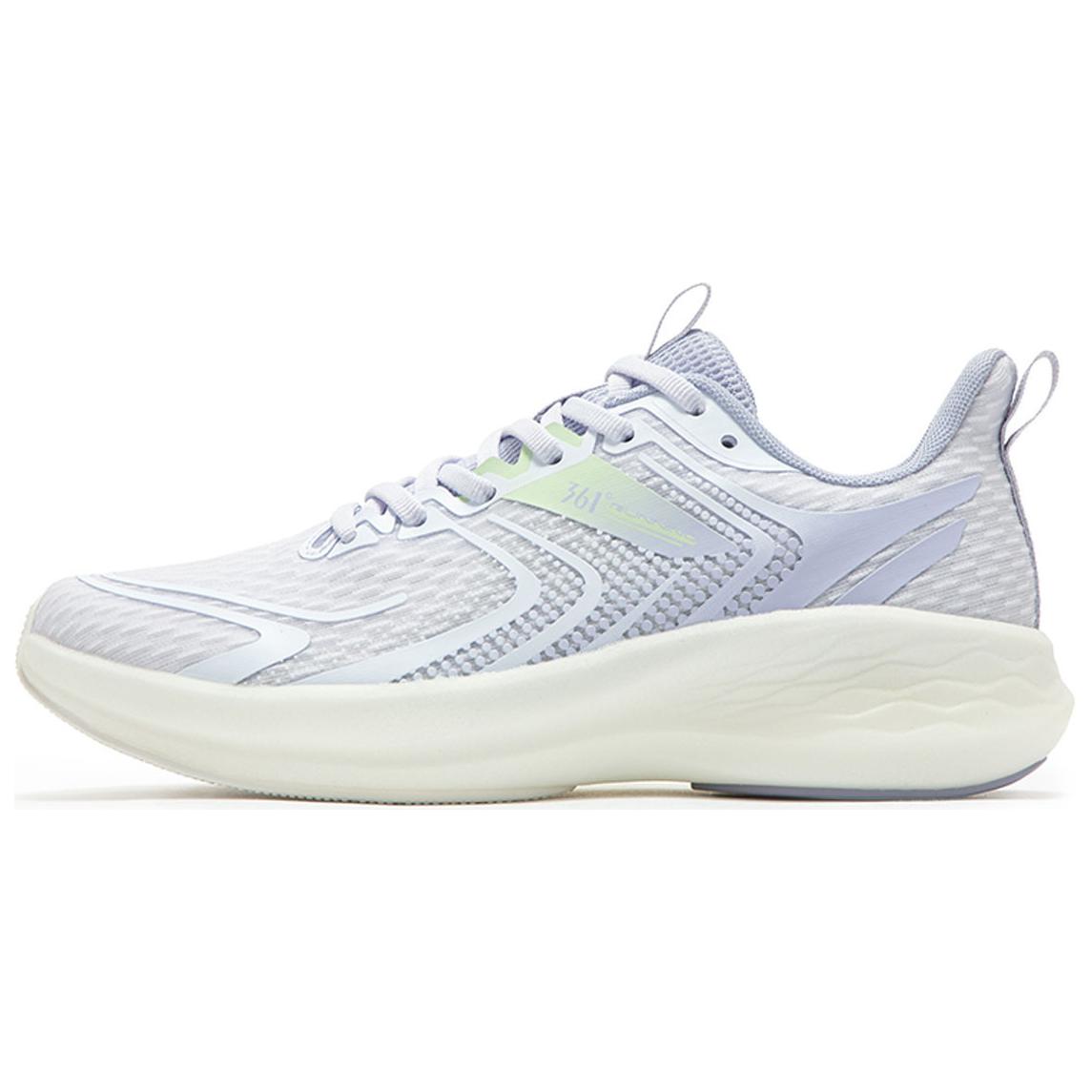 361° Comfortable And Trendy Mesh Slip Resistant Abrasion Resistant Low top Casual Running Shoes Women’s Gray Purple