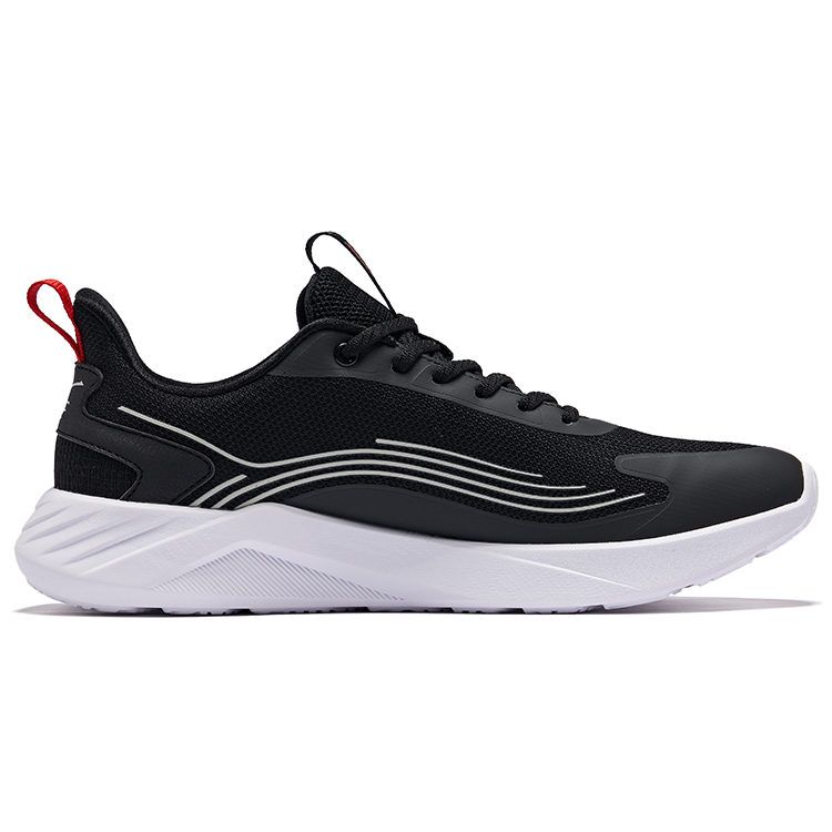Erke Textile, Synthetic Leather Cushioning Breathable Cushioning Breathable Low top Running Shoes Men’s