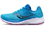 Saucony Guide 14 Running Shoes Women's Low Top Blue/White/Black/Purple