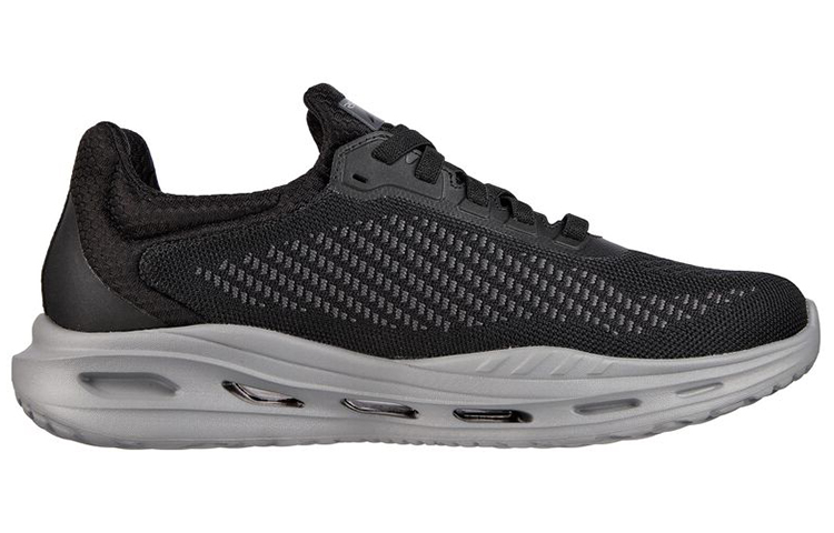 Skechers Comfortable Fabric Low top Running Shoes Men’s Black