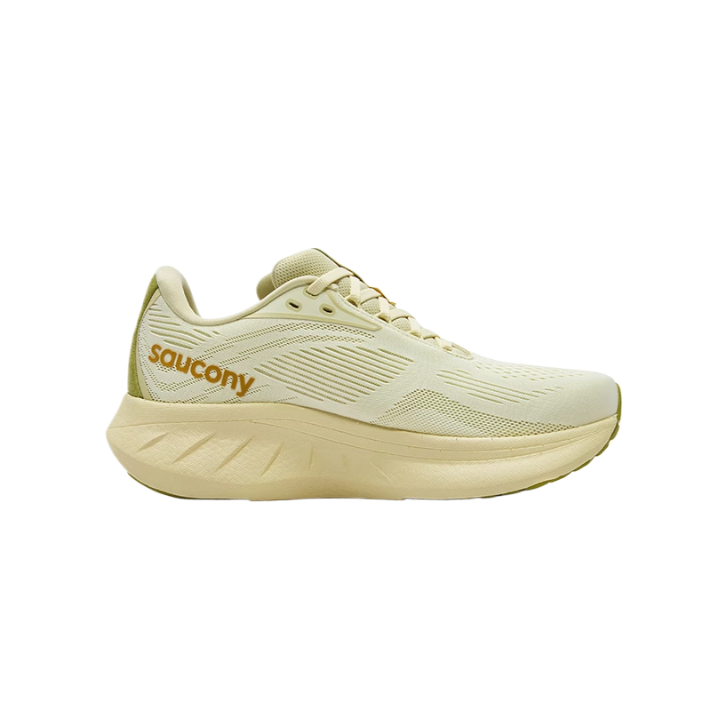Saucony Ride Yutu 18 Cushioning Low top Running Shoes Unisex Yellow Green