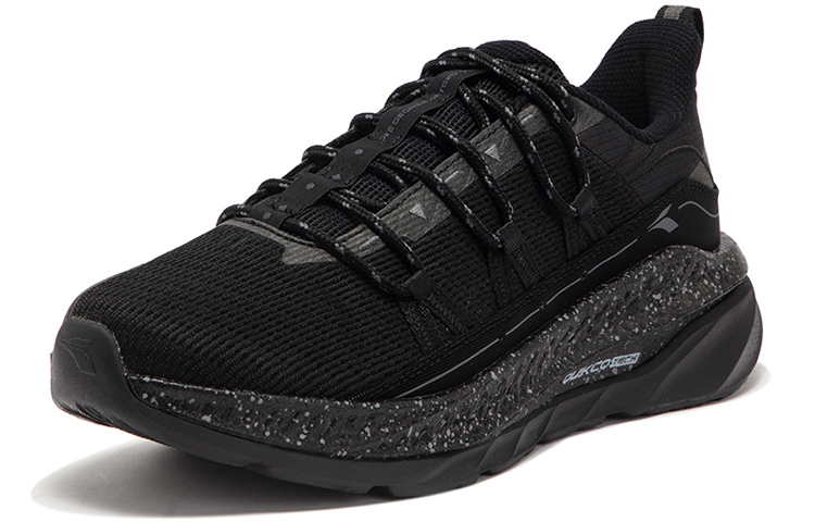 361° Fiery Fall Winter Abrasion Resistant Low top Running Shoes Men’s Obsidian Black/Smoke Gray