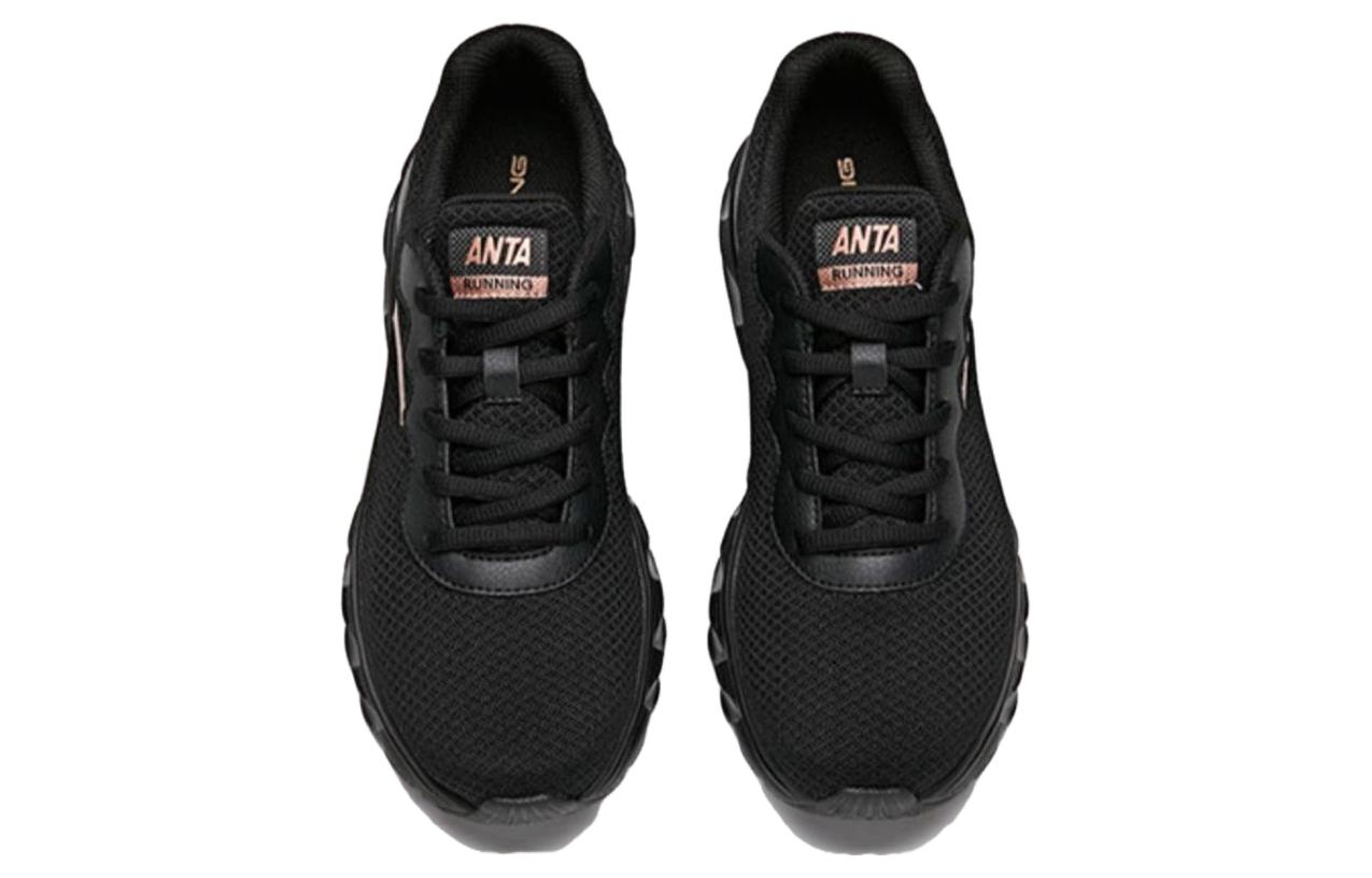 Anta Slip Resistant Abrasion Resistant Low top Running Shoes Women’s Black