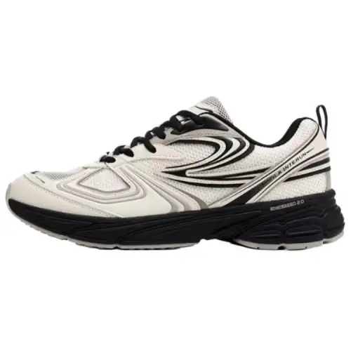 FILA Interrun Low top Casual Running Shoes Unisex Silver White