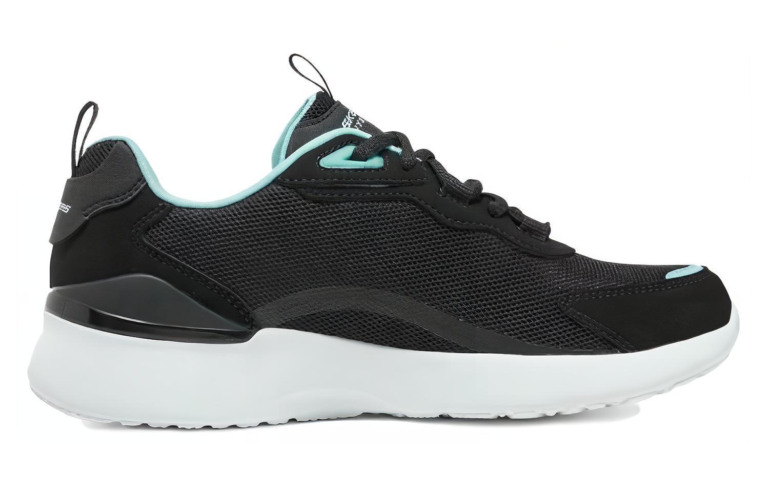 Skechers Abrasion Resistant Breathable Low top Running Shoes Women’s Black Green