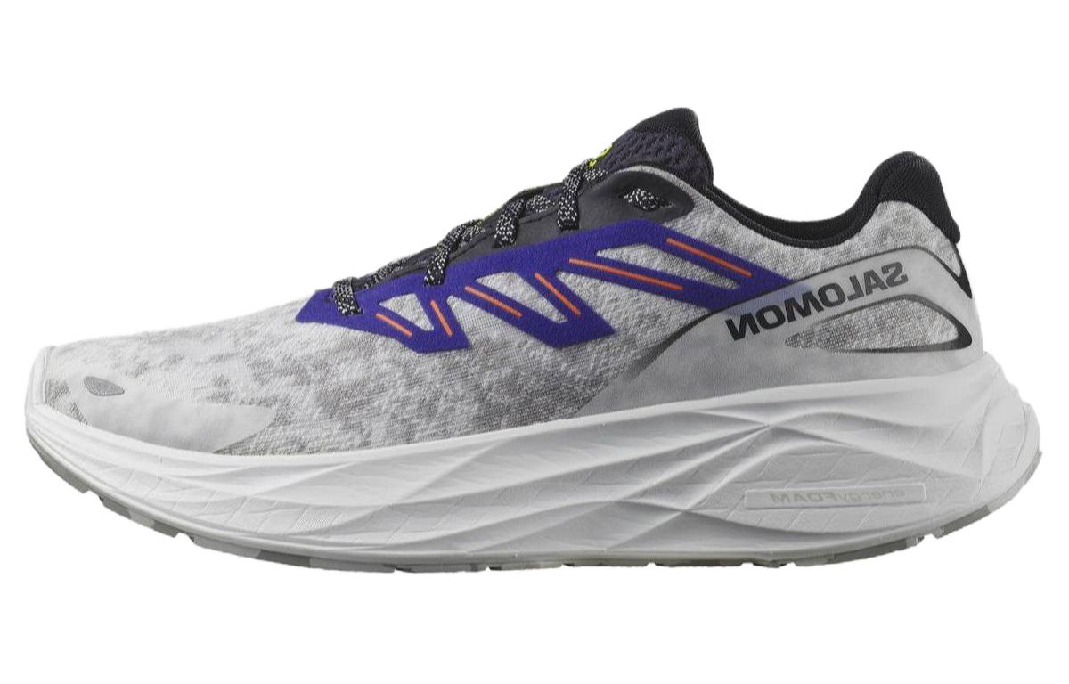 SALOMON Aero Glide Comfortable Cushioning Low top Running Shoes Men’s Gray Blue
