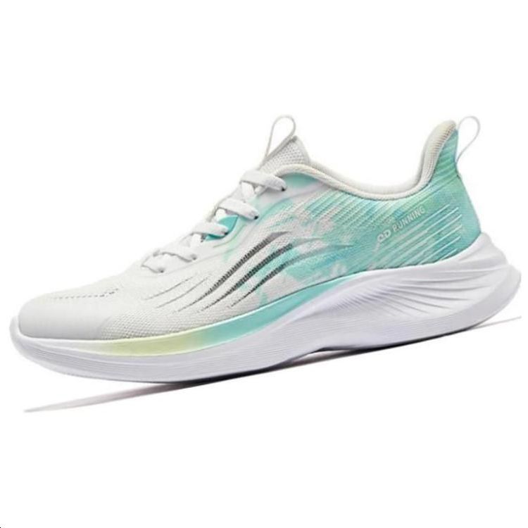 QIAODAN Xiu 4.0 Slip Resistant Abrasion Resistant Low top Running Shoes Women’s White Cyan