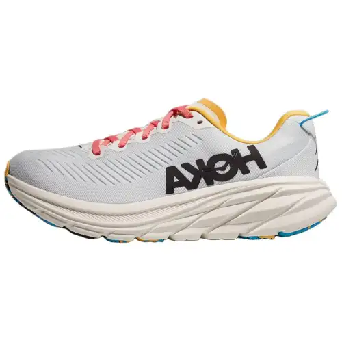 HOKA ONE ONE Rincon 3 Comfortable Round Toe Abrasion Resistant Breathable Low top Running Shoes Women's Gray
