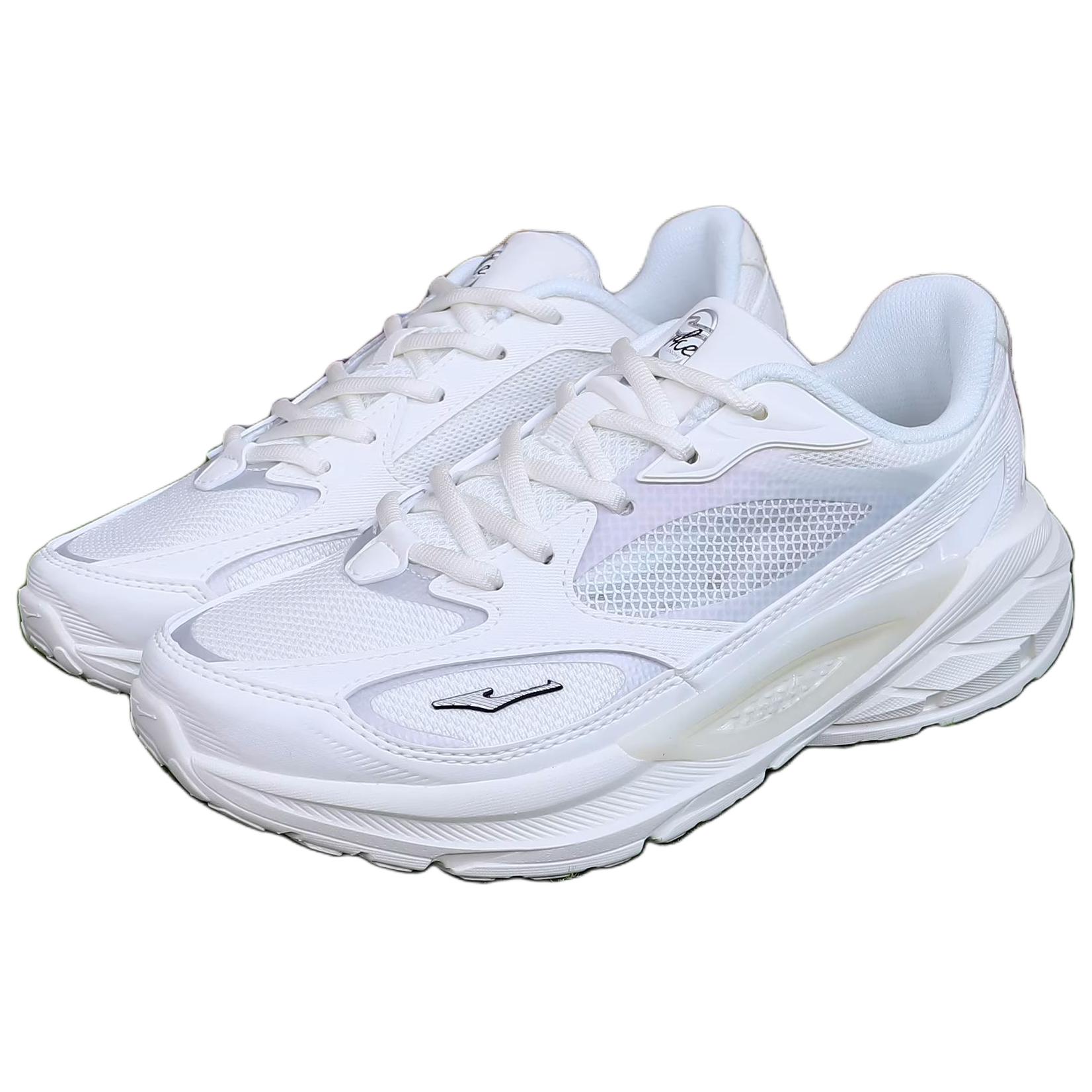 Erke Cushioning, Wear Resistant Low top Running Shoes Women’s White Silver