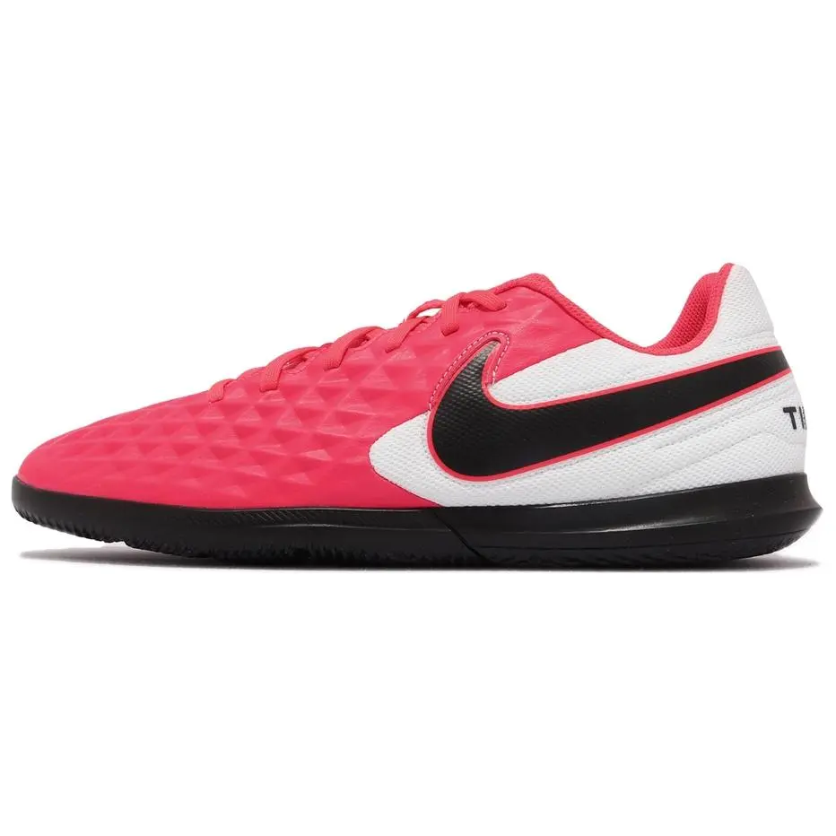 Nike Legend 8 CLUB Comfortable Slip Resistant Abrasion Resistant Soccer Shoes Men's Red Black