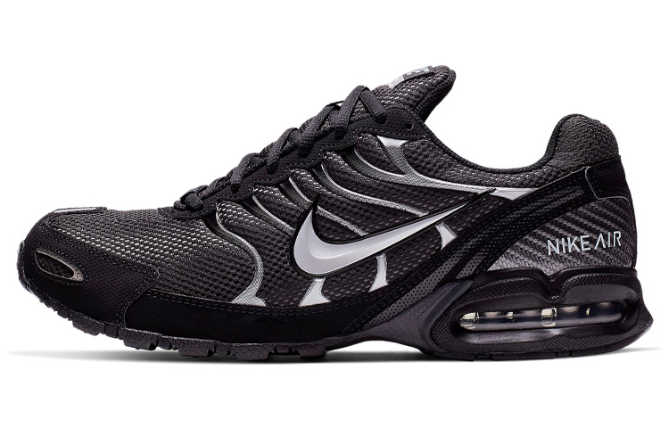 Мужские кроссовки Nike Air Max Torch 4 (черно-серебристые)
