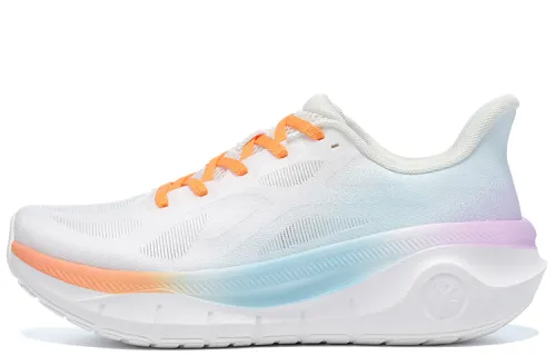 BMAI Expedition Thick Path EVA PEBA Blend Thickened Midsole Mid Top Running Shoes Men's Cloud Sunset White