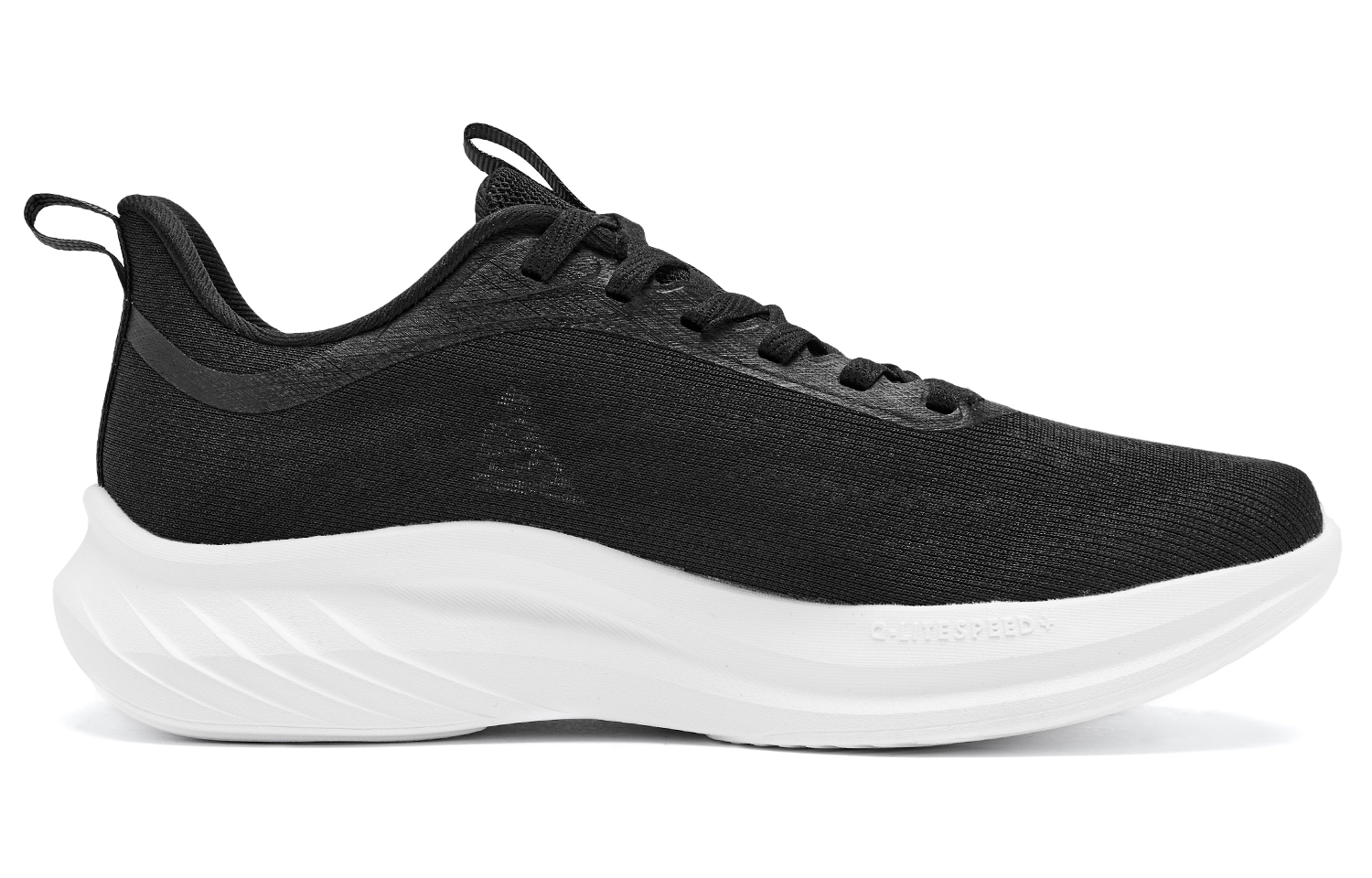 QIAODAN Cushioning Slip Resistant Abrasion Resistant Low top Casual Running Shoes Women’s Black