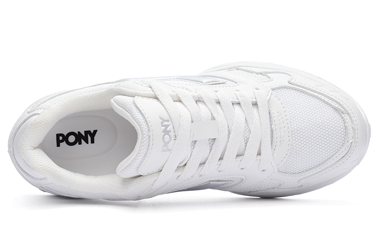 Pony MJ 72 Cushioning Slip Resistant Low top Running Shoes Unisex White