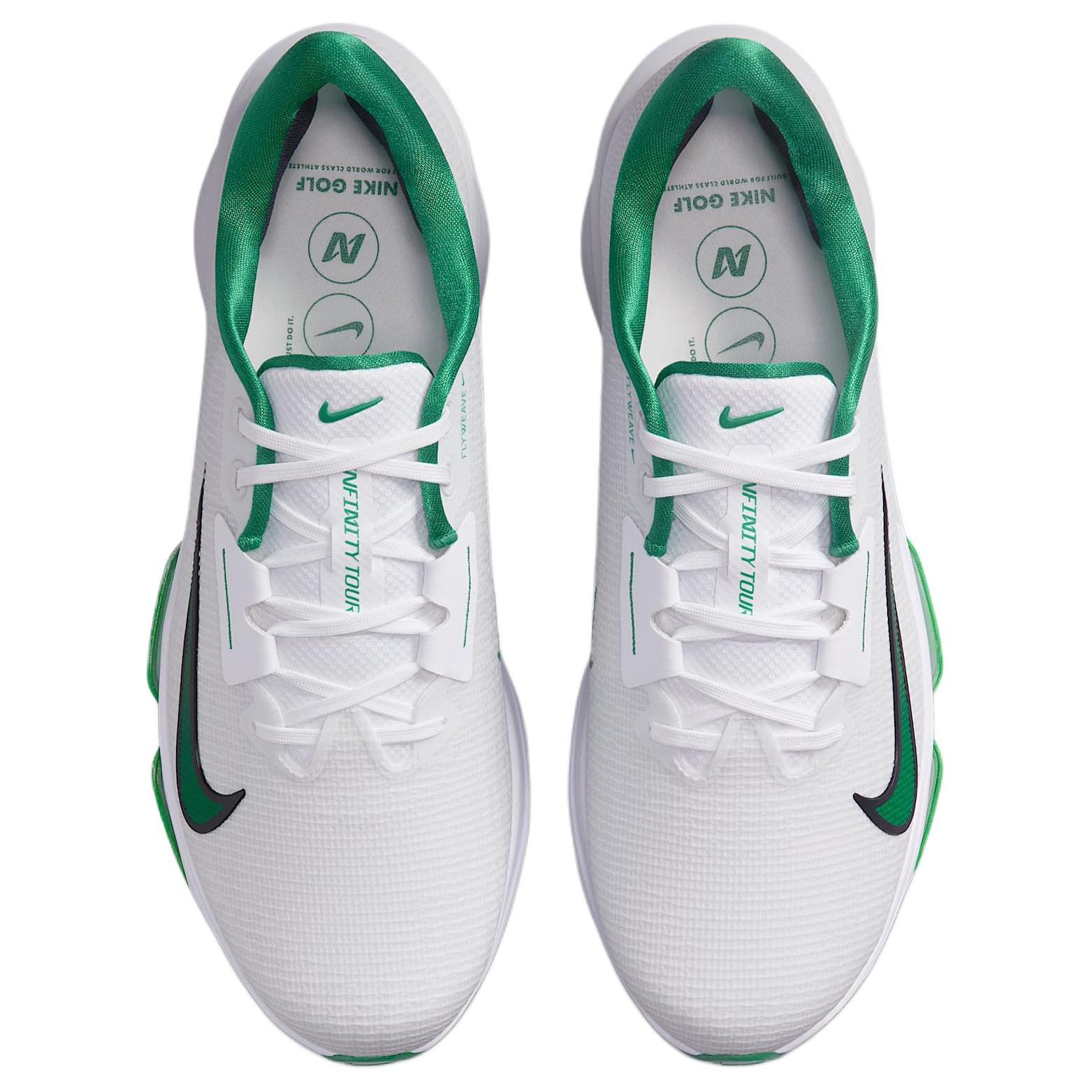 Nike Infinity Tour BOA 2 Slip Resistant Abrasion Resistant Low top Golf Shoes Men’s White Green
