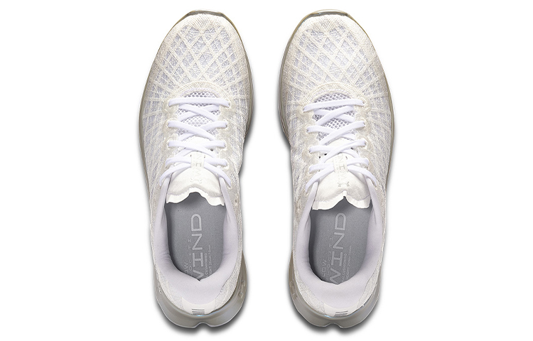 Мужские кроссовки Under Armour Under Armour Flow Velociti Wind (белые) — Белый / серебристый — фото 4