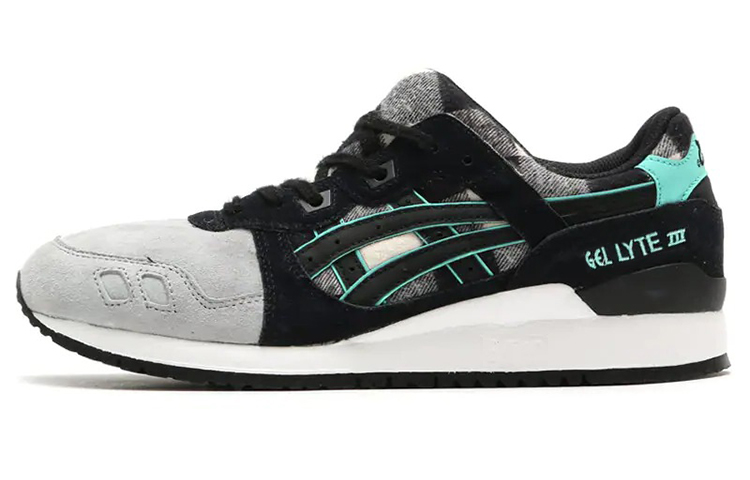 Asics Gel Lyte 3 Cushioning Abrasion Resistant Low top Running Shoes Men's Black Gray