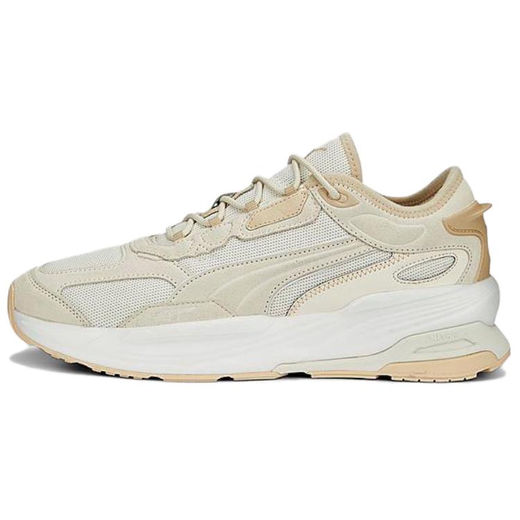 PUMA Comfortable Slip Resistant Abrasion Resistant Low top Running Shoes Men's Khaki