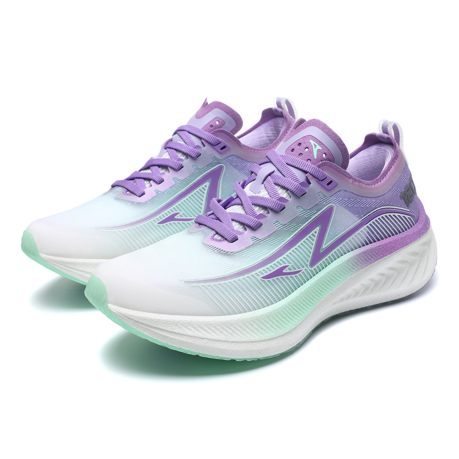 TREEPERI Running Shoes Women’s Low Top Purple/Cyan/White