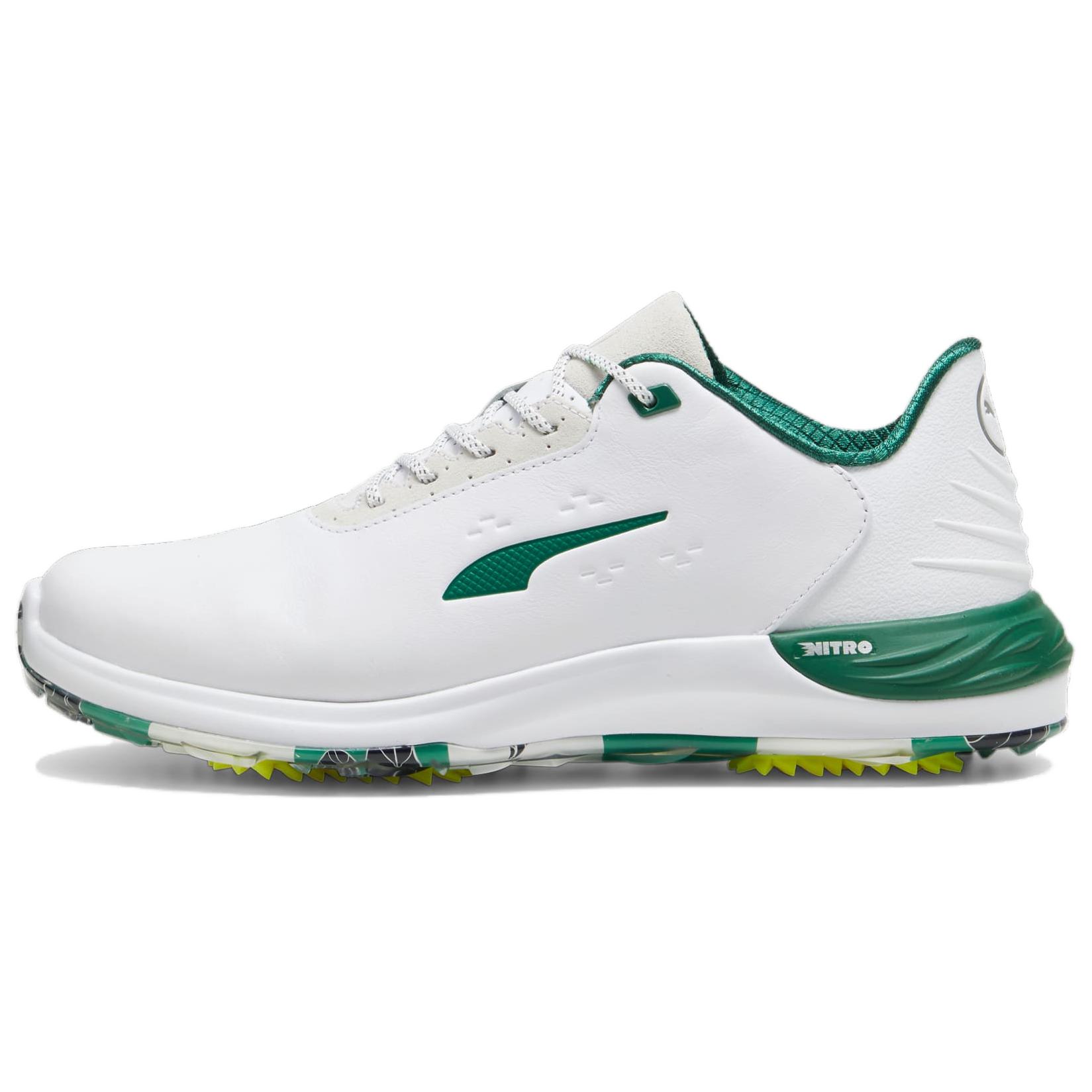 PUMA Low top Golf Shoes Men’s White Green Yellow