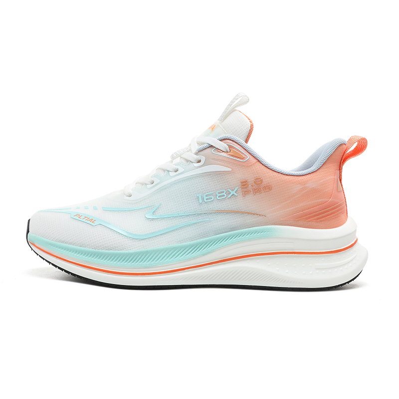 PALATIAL Light Breeze Running Shoes Unisex Low Top Gray Black/Neon Green/Black Purple/White Orange/Orange Red/Youth Green