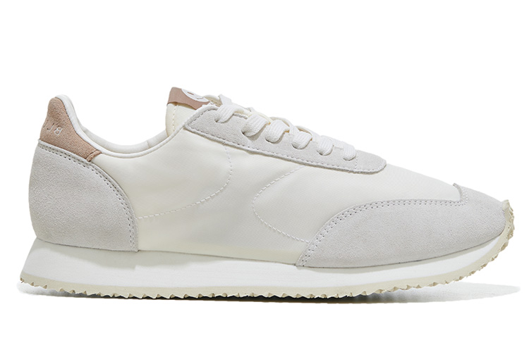 BLUMALI x Norman Walsh TDL Cushioning Anti-Slip And Wear-Resistant Low-Top Casual Running Shoes Unisex White Khaki
