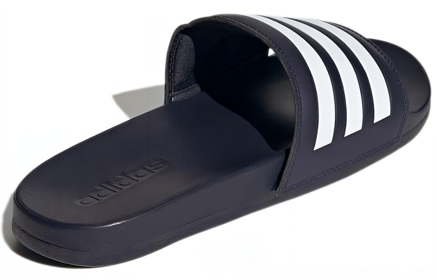 Шлепанцы adidas Adilette Comfort Slides (черно-белый) — фото 4