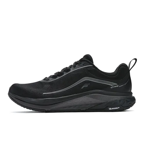 FILA SPD PANTHER 2 Comfortable And Breathable Fabric Breathable Low top Running Shoes Men's Black