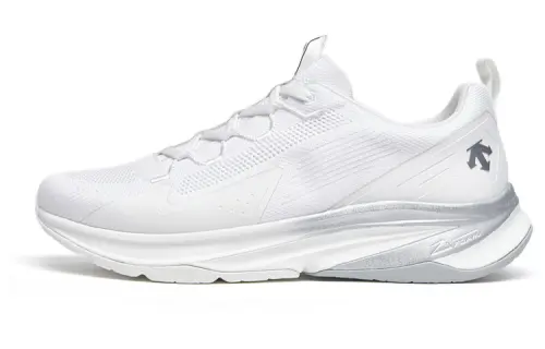 DESCENTE Enerzite Mesh Cushioning Breathable Low top Casual Running Shoes Unisex White