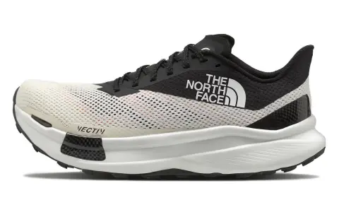 THE NORTH FACE Mesh Low top Carbon Plate Running Shoes Women's Beige Black