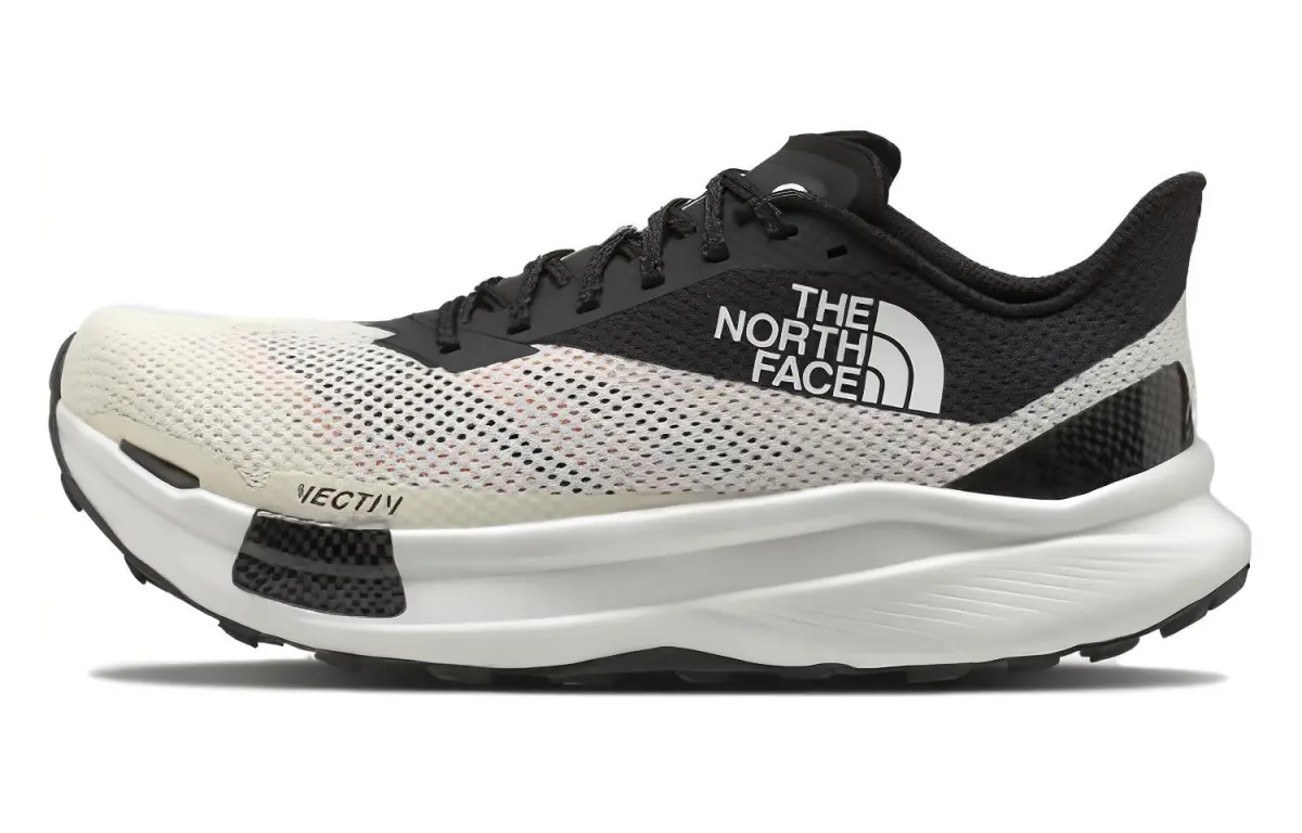 THE NORTH FACE Mesh Low top Carbon Plate Running Shoes Women's Beige Black